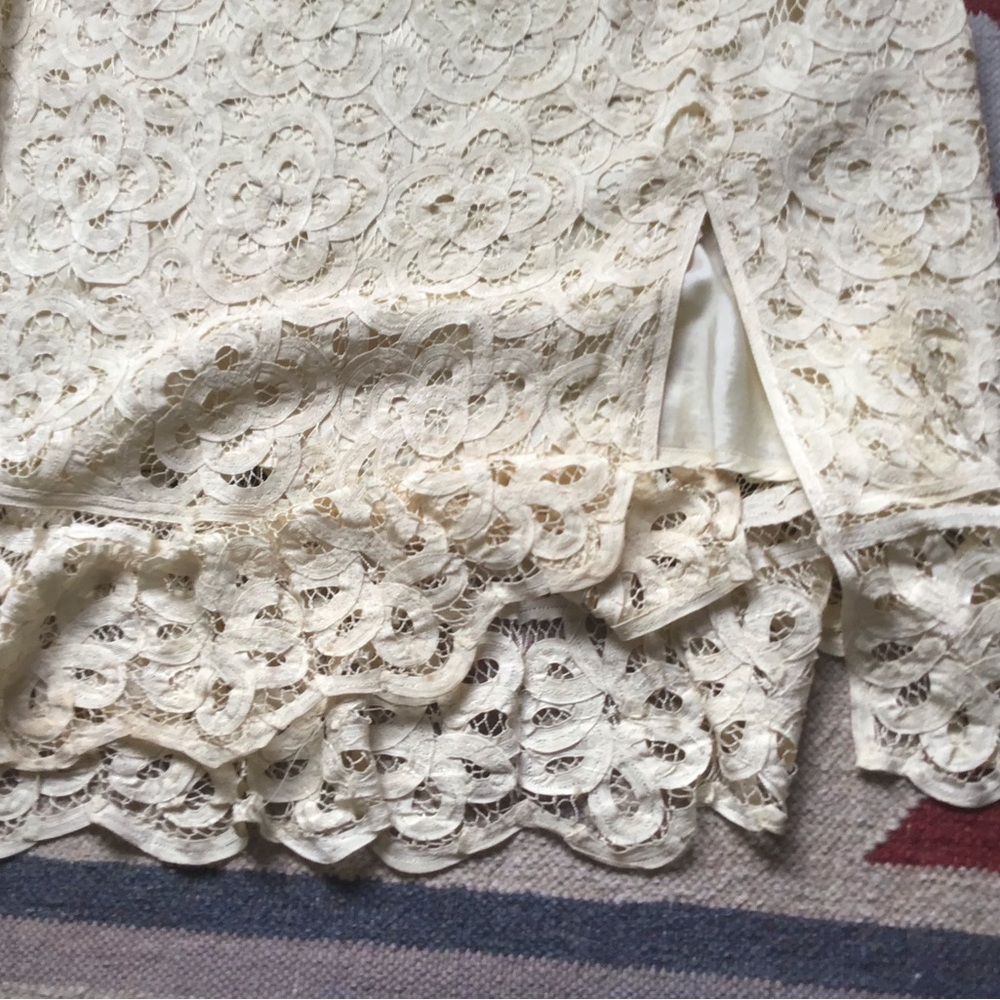 Double D Ranch Cream Lace Maxi Skirt - Picture 7 of 10